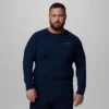 Cămașă cu mâneci lungi și guler rotund pentru bărbați Omni-Heat™ Infinity Knit – Mărime mare