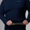 Cămașă cu mâneci lungi și guler rotund pentru bărbați Omni-Heat™ Infinity Knit – Mărime mare