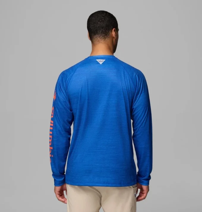 Cămașă cu mâneci lungi Men Collegiate PFG Terminal Tackle™ Heather – Florida