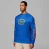Cămașă cu mâneci lungi Men Collegiate PFG Terminal Tackle™ Heather – Florida