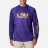 Cămașă cu mâneci lungi Men Collegiate PFG Terminal Tackle™ Heather – LSU
