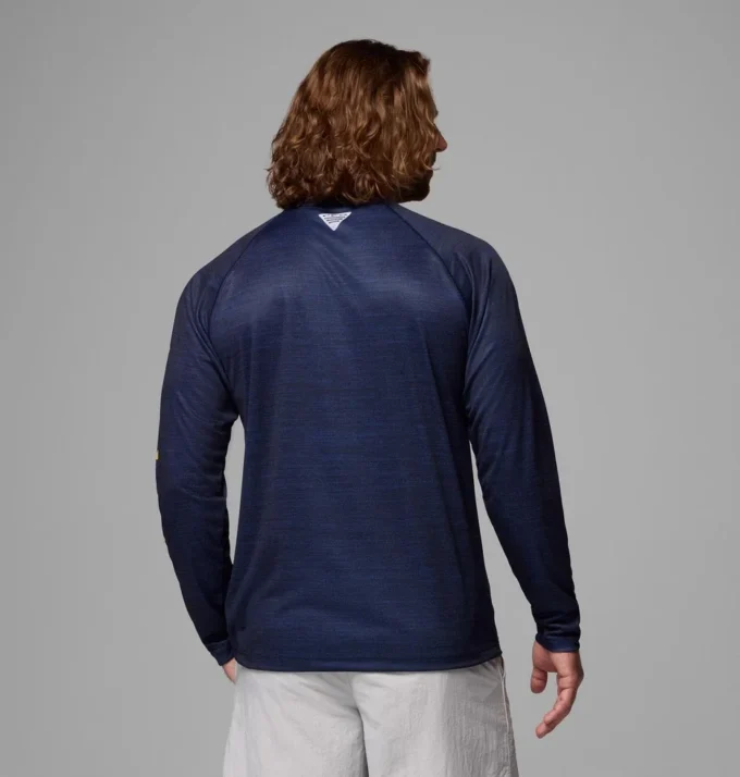 Cămașă cu mâneci lungi Men Collegiate PFG Terminal Tackle™ Heather – Michigan