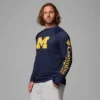 Cămașă cu mâneci lungi Men Collegiate PFG Terminal Tackle™ Heather – Michigan