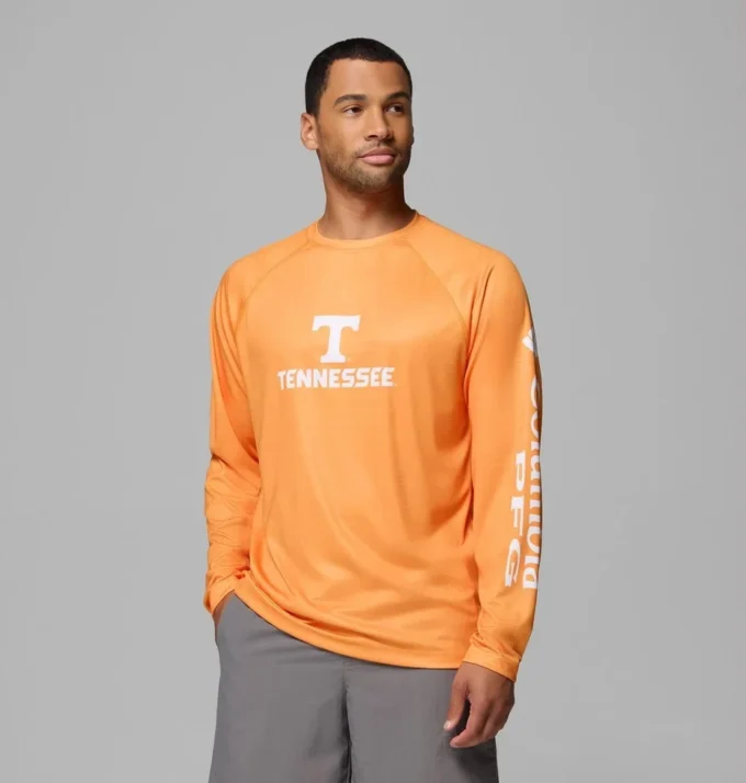 Cămașă cu mâneci lungi Men Collegiate PFG Terminal Tackle™ Heather – Tennessee