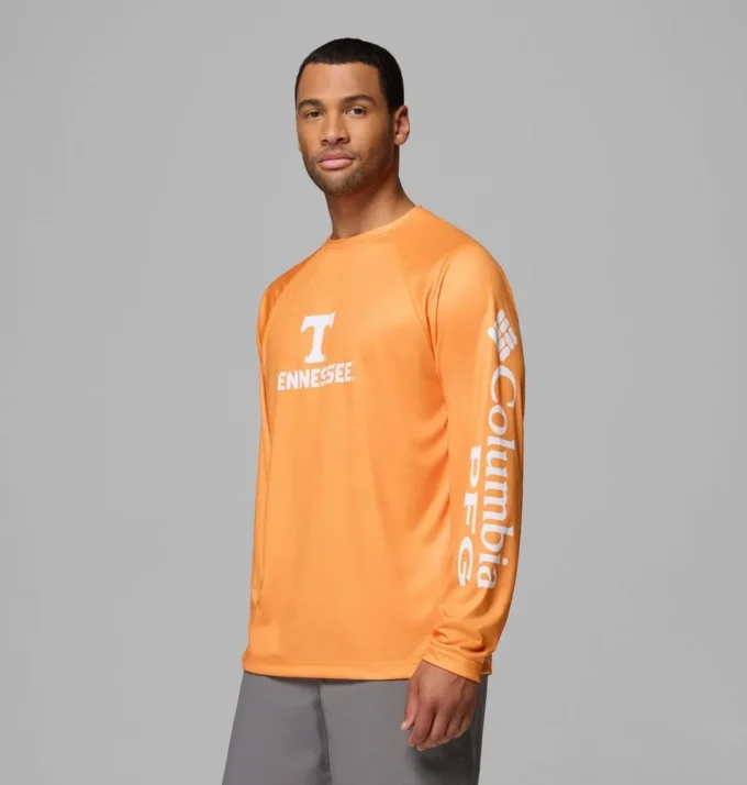 Cămașă cu mâneci lungi Men Collegiate PFG Terminal Tackle™ Heather – Tennessee