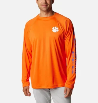 Cămașă cu mâneci lungi pentru bărbați Collegiate PFG Terminal Tackle – Clemson