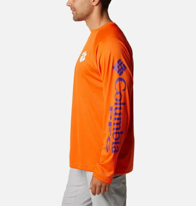 Cămașă cu mâneci lungi pentru bărbați Collegiate PFG Terminal Tackle – Clemson