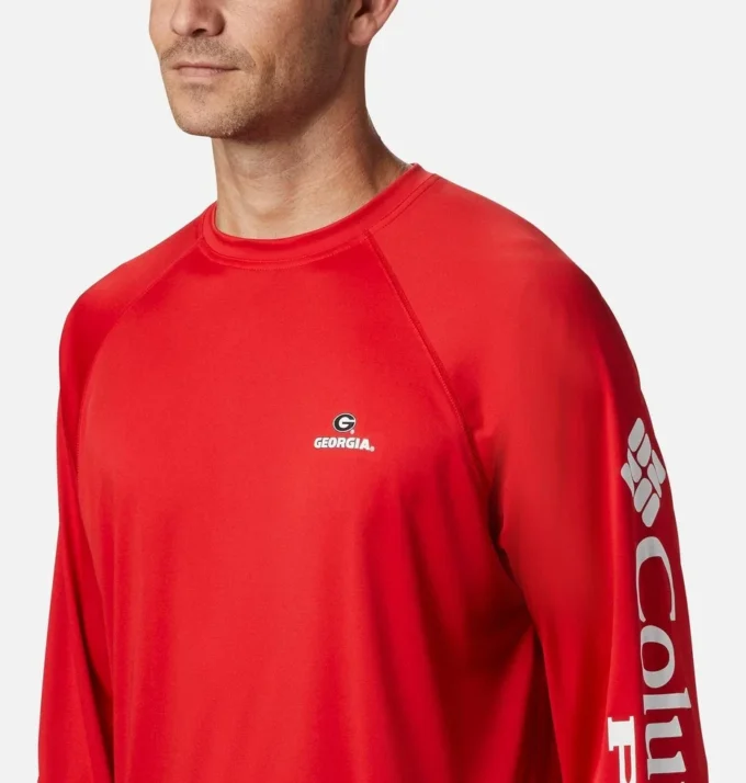 Cămașă cu mâneci lungi pentru bărbați Collegiate PFG Terminal Tackle – Georgia