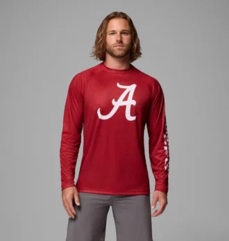 Cămașă cu mâneci lungi pentru bărbați Collegiate PFG Terminal Tackle™ Heather – Alabama