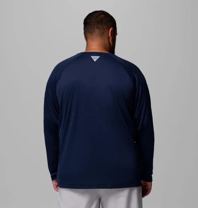 Cămașă cu mâneci lungi pentru bărbați Collegiate PFG Terminal Tackle™ – Mărime mare – Michigan