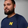 Cămașă cu mâneci lungi pentru bărbați Collegiate PFG Terminal Tackle™ – Mărime mare – Michigan
