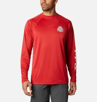 Cămașă cu mâneci lungi pentru bărbați Collegiate PFG Terminal Tackle™ – Ohio State Cămașă cu mâneci lungi pentru bărbați Collegiate PFG Terminal Tackle™ – Ohio State