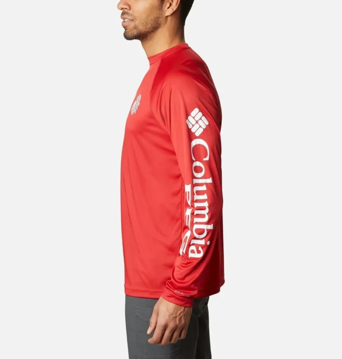 Cămașă cu mâneci lungi pentru bărbați Collegiate PFG Terminal Tackle™ – Ohio State