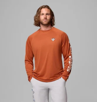 Cămașă cu mâneci lungi pentru bărbați Collegiate PFG Terminal Tackle™ – Texas
