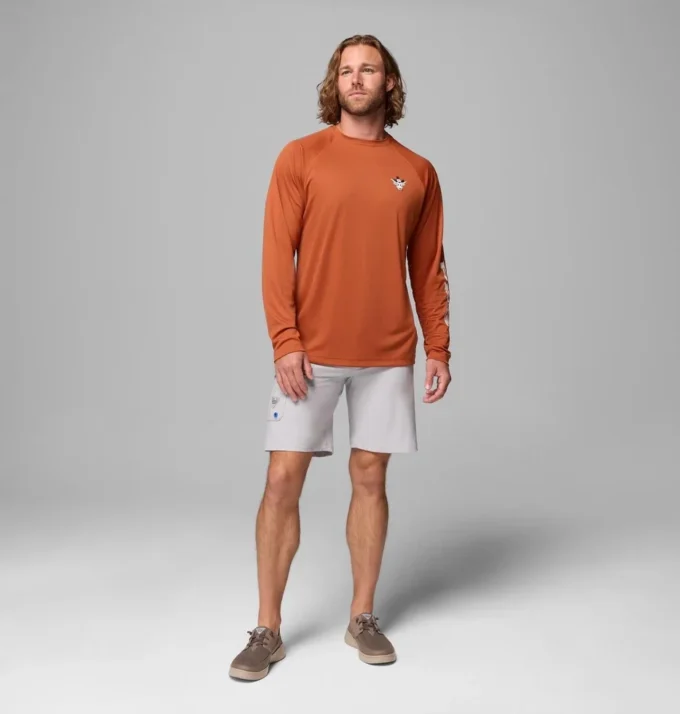 Cămașă cu mâneci lungi pentru bărbați Collegiate PFG Terminal Tackle™ – Texas