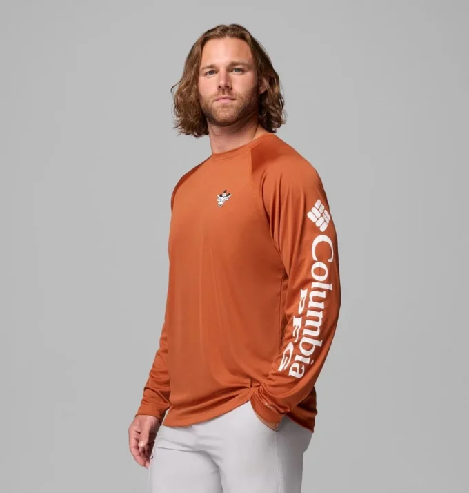 Cămașă cu mâneci lungi pentru bărbați Collegiate PFG Terminal Tackle™ – Texas