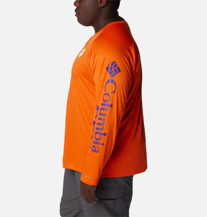 Cămașă cu mâneci lungi pentru bărbați PFG Terminal Tackle™ – Mărime mare – Clemson Cămașă cu mâneci lungi pentru bărbați PFG Terminal Tackle™ – Mărime mare – Clemson