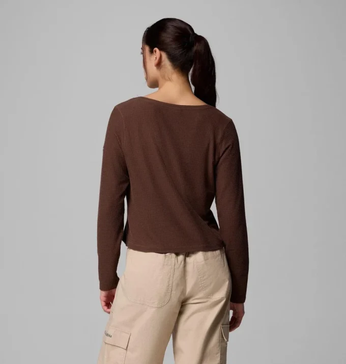 Cămașă cu mâneci lungi pentru femei Brea Falls™ Grid Henley Cămașă cu mâneci lungi pentru femei Brea Falls™ Grid Henley