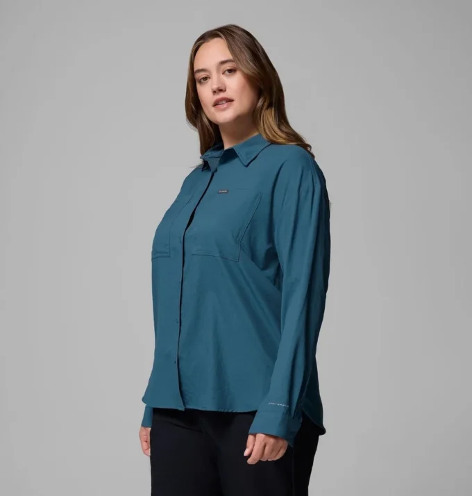 Cămașă cu mâneci lungi pentru femei Silver Ridge™ Utility – Mărime mare Cămașă cu mâneci lungi pentru femei Silver Ridge™ Utility – Mărime mare