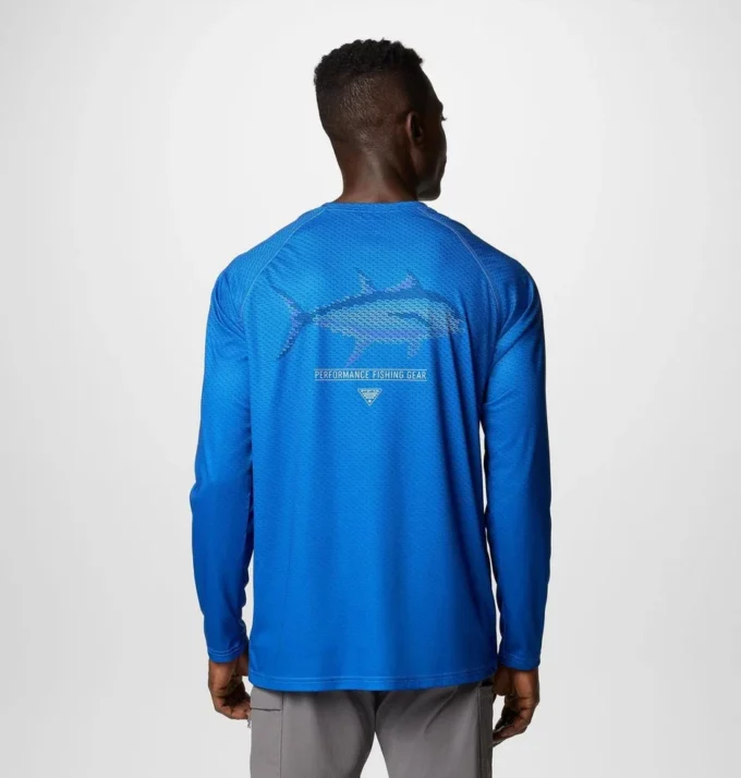 Cămașă cu mâneci lungi PFG Super Terminal Tackle™ Super Fade pentru bărbați