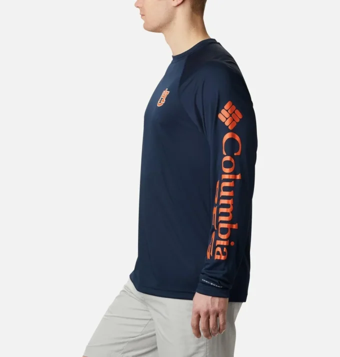 Cămașă cu mâneci lungi PFG Terminal Tackle™ pentru bărbați – Auburn