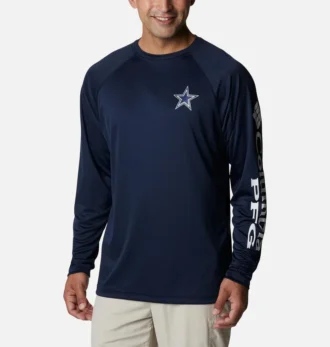 Cămașă cu mâneci lungi PFG Terminal Tackle™ pentru bărbați – Dallas Cowboys