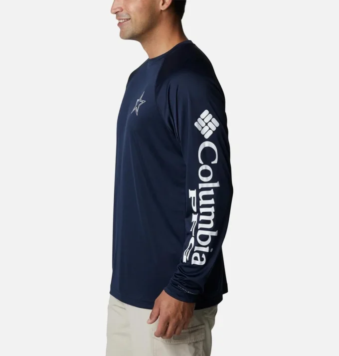 Cămașă cu mâneci lungi PFG Terminal Tackle™ pentru bărbați – Dallas Cowboys
