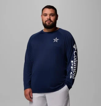 Cămașă cu mâneci lungi PFG Terminal Tackle™ pentru bărbați – Mărime mare – Dallas