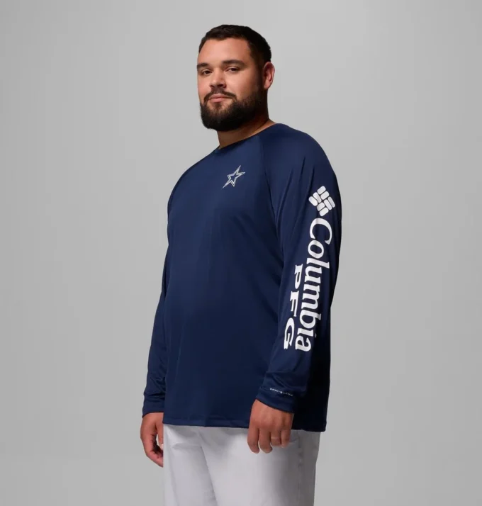 Cămașă cu mâneci lungi PFG Terminal Tackle™ pentru bărbați – Mărime mare – Dallas