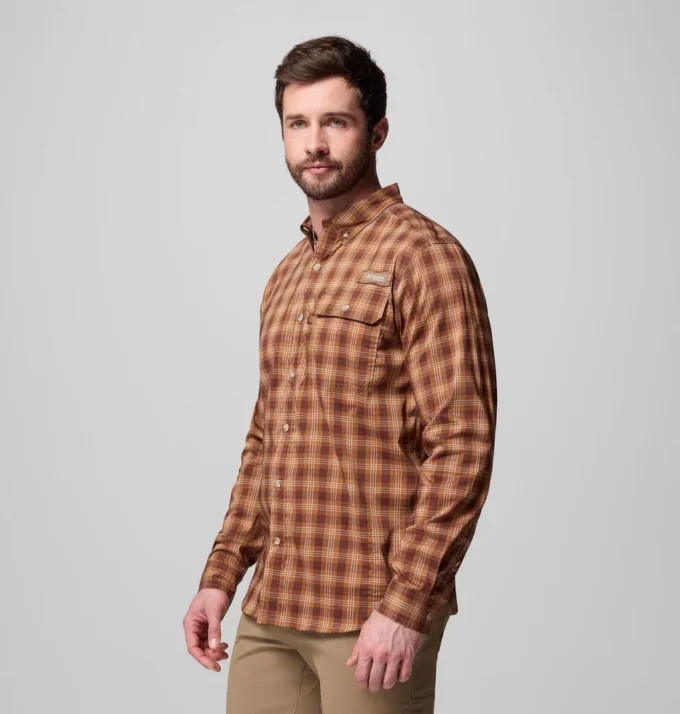 Cămașă cu mâneci lungi Sharptail™ pentru bărbați, vopsită în fir