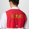 Cămașă cu mâneci scurte PFG Tamiami™ Colorblocked pentru bărbați – Kansas City Chiefs