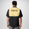 Cămașă cu mâneci scurte PFG Tamiami™ Colorblocked pentru bărbați – New Orleans Saints