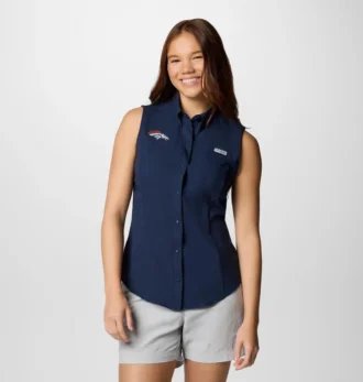 Cămașă fără mâneci PFG Tamiami™ pentru femei – Denver Broncos