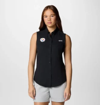 Cămașă fără mâneci PFG Tamiami™ pentru femei – Pittsburgh Steelers