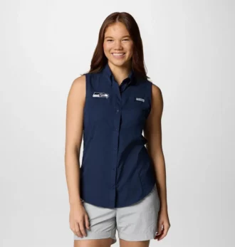 Cămașă fără mâneci PFG Tamiami™ pentru femei – Seattle Seahawks