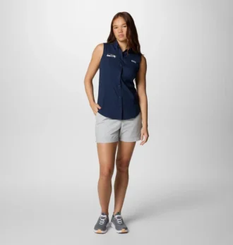 Cămașă fără mâneci PFG Tamiami™ pentru femei – Seattle Seahawks