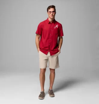 Cămașă pentru bărbați Collegiate PFG Slack Tide™ Camp – Alabama Cămașă pentru bărbați Collegiate PFG Slack Tide™ Camp – Alabama