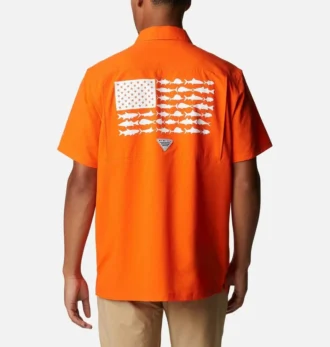 Cămașă pentru bărbați Collegiate PFG Slack Tide™ Camp – Clemson