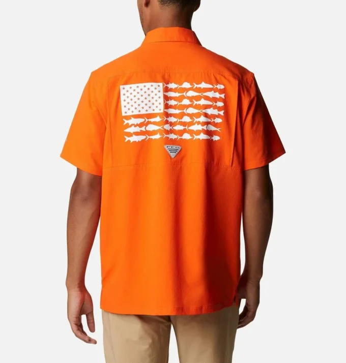 Cămașă pentru bărbați Collegiate PFG Slack Tide™ Camp – Clemson
