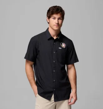 Cămașă pentru bărbați Collegiate PFG Slack Tide™ Camp – Florida State Cămașă pentru bărbați Collegiate PFG Slack Tide™ Camp – Florida State
