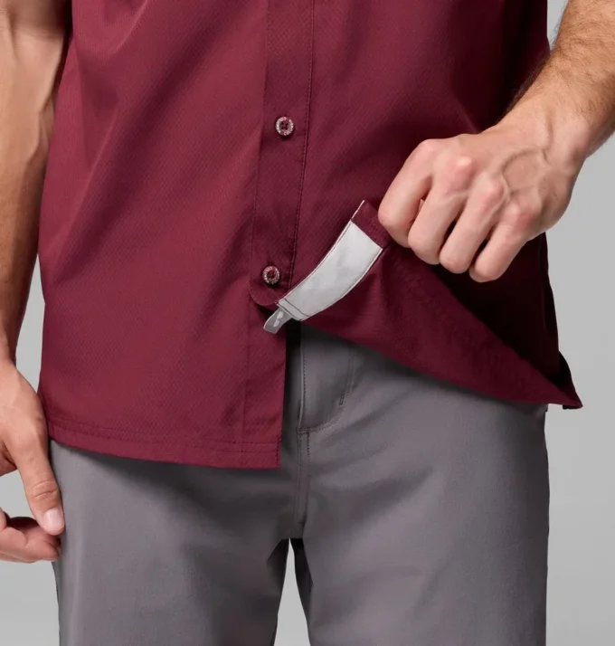 Cămașă pentru bărbați Collegiate PFG Slack Tide™ Camp – Texas A&M Cămașă pentru bărbați Collegiate PFG Slack Tide™ Camp – Texas A&M