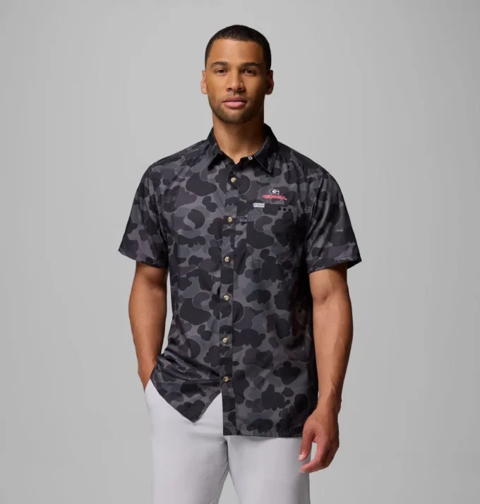 Cămașă pentru bărbați Collegiate PFG Super Slack Tide™ – Georgia