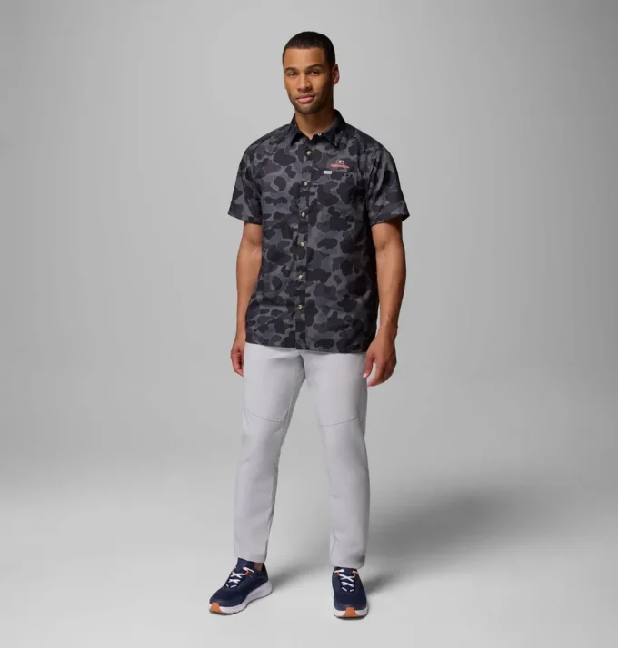 Cămașă pentru bărbați Collegiate PFG Super Slack Tide™ – Georgia