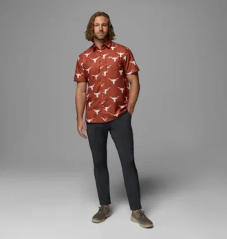 Cămașă pentru bărbați Collegiate PFG Super Slack Tide™ – Texas