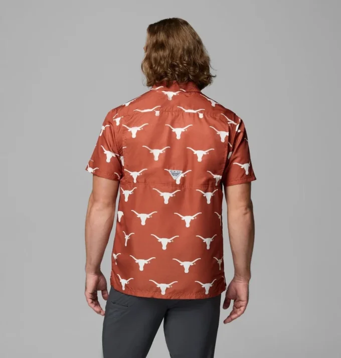 Cămașă pentru bărbați Collegiate PFG Super Slack Tide™ – Texas