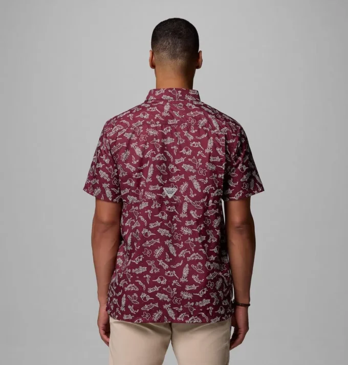 Cămașă pentru bărbați Collegiate PFG Super Slack Tide™ – Texas A&M