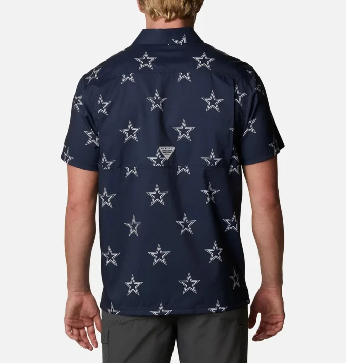 Cămașă pentru bărbați Dallas Cowboys PFG Super Slack Tide Cămașă pentru bărbați Dallas Cowboys PFG Super Slack Tide