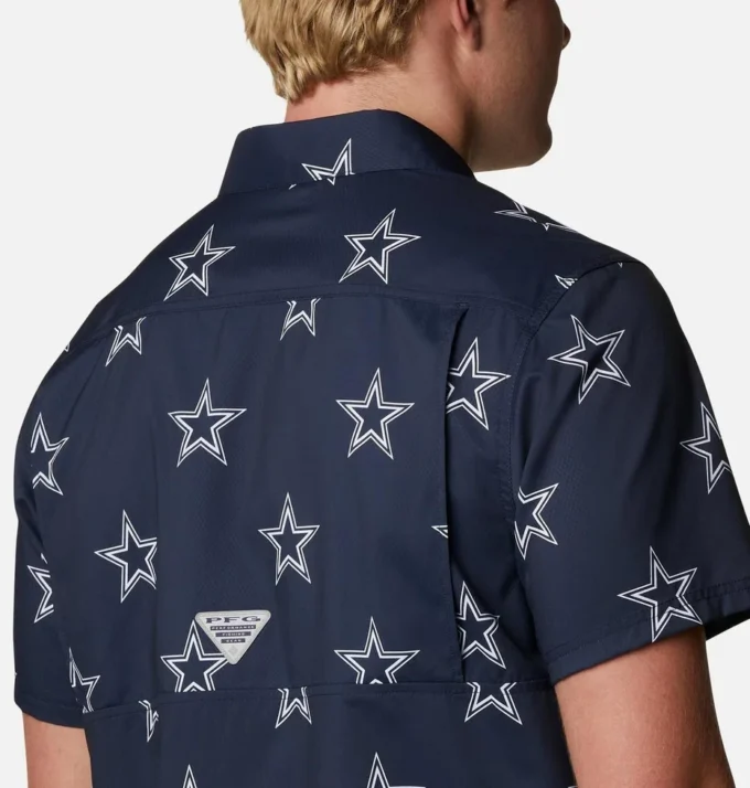 Cămașă pentru bărbați Dallas Cowboys PFG Super Slack Tide Cămașă pentru bărbați Dallas Cowboys PFG Super Slack Tide