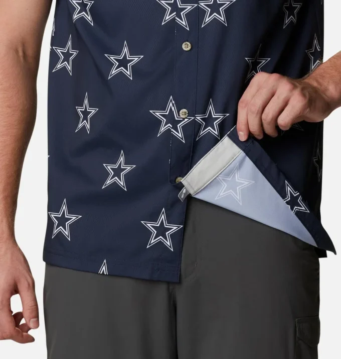 Cămașă pentru bărbați Dallas Cowboys PFG Super Slack Tide Cămașă pentru bărbați Dallas Cowboys PFG Super Slack Tide