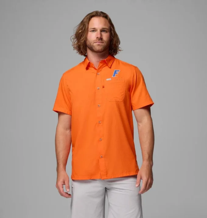 Cămașă pentru bărbați PFG Slack Tide™ Camp – Florida Cămașă pentru bărbați PFG Slack Tide™ Camp – Florida
